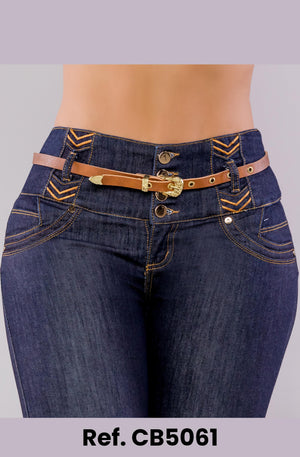 Ref. 041 -CB5061 Jean levanta cola Colombiano - Ropa Colombiana