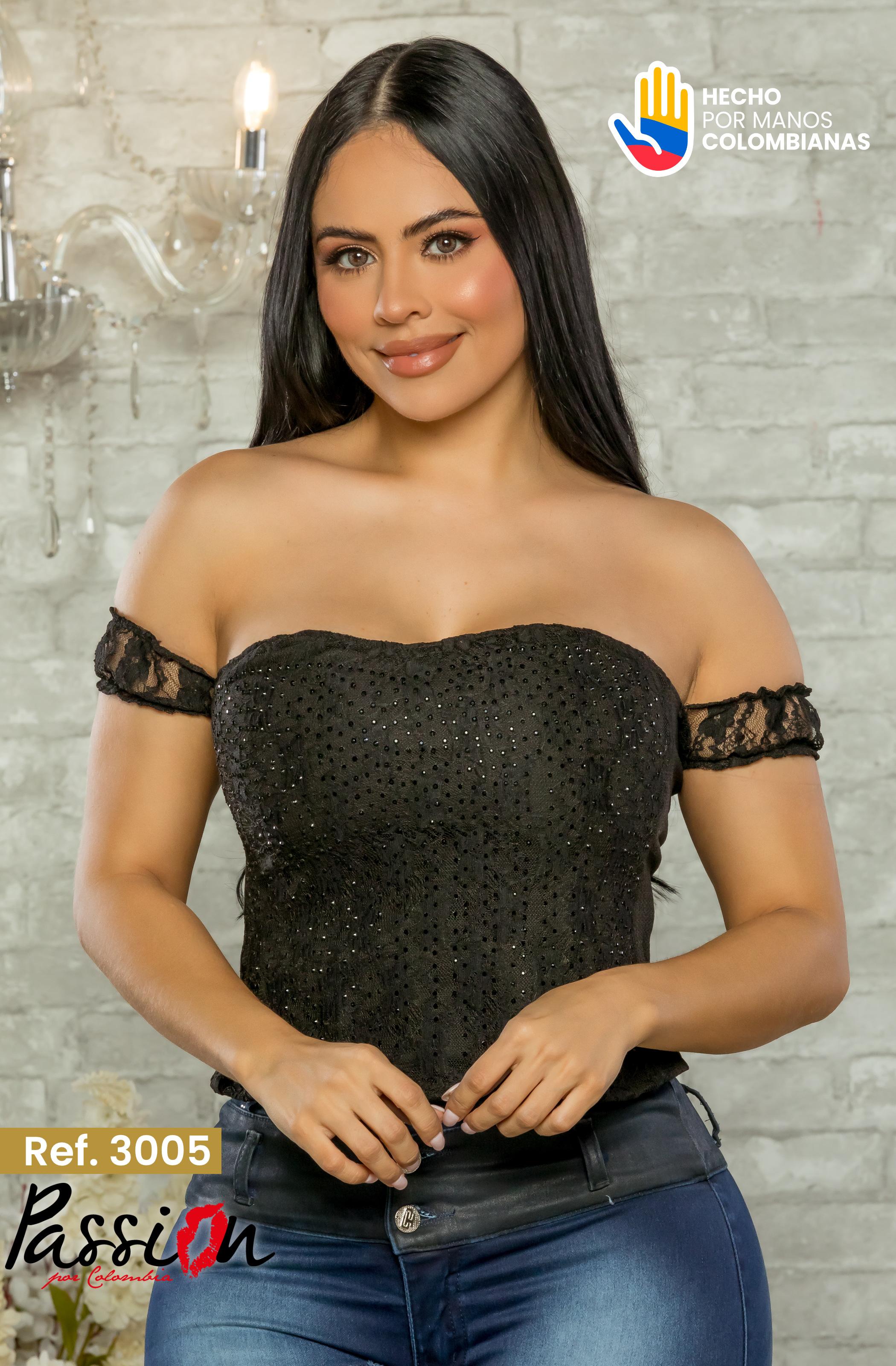 Ref. 005 -3005 Blusa Sexy Escotada