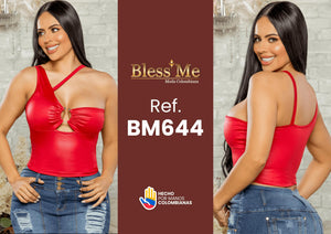 Ref. 071 -BM644 Blusa colombiana Bless me - Ropa Colombiana