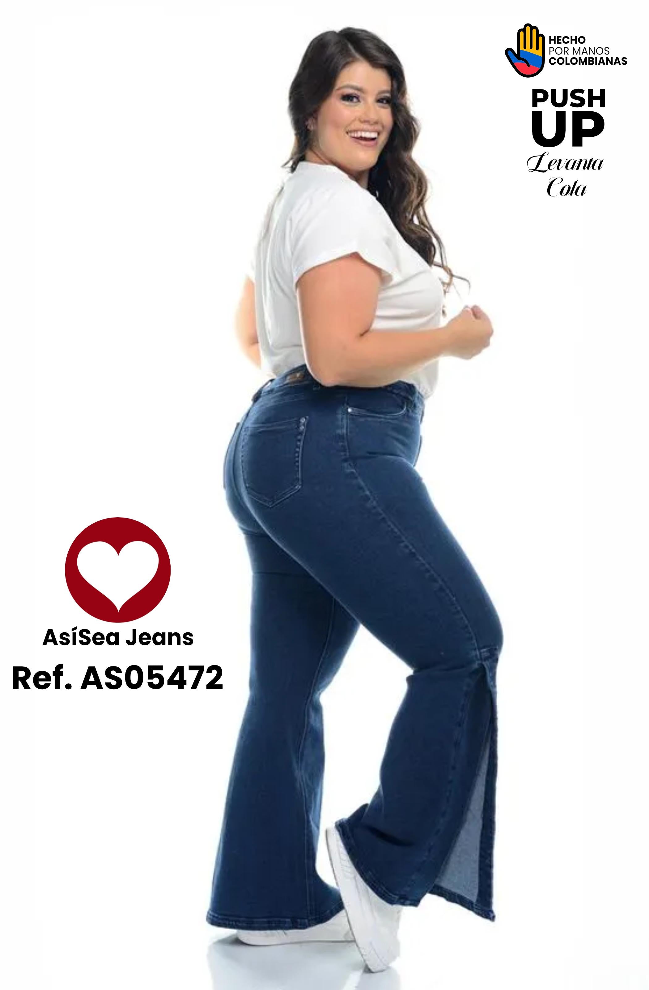 Ref. 011 -AS05472 Jean Bota Campana Levantacola - Ropa Colombiana