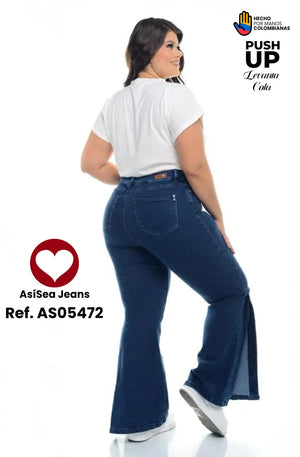 Ref. 011 -AS05472 Jean Bota Campana Levantacola - Ropa Colombiana