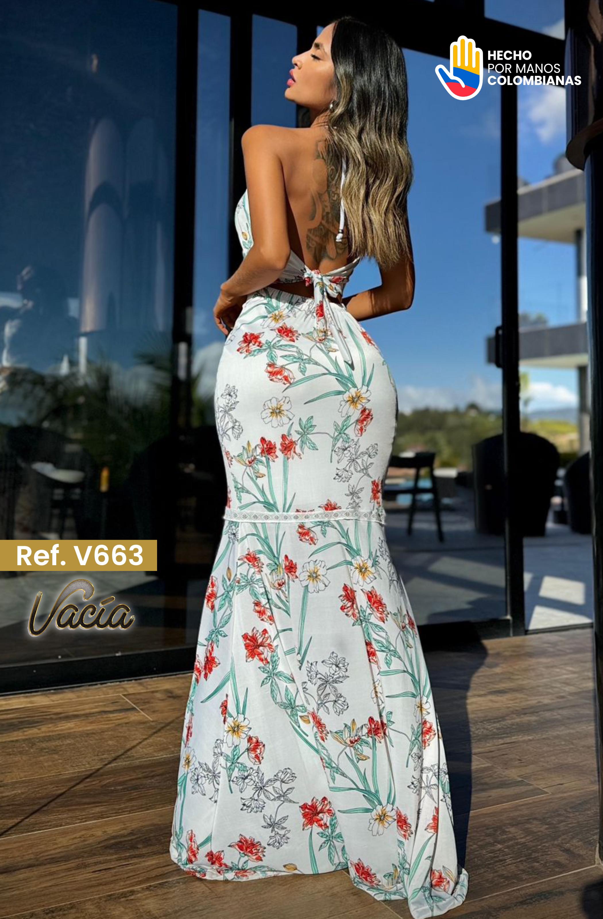Ref. 049 -V663 Vestido de fiesta largo