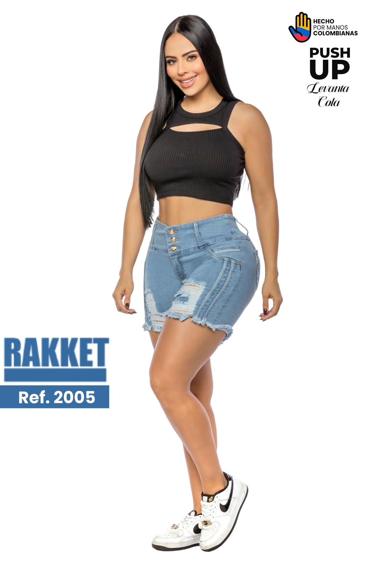 Ref. 006 -RK2005 Short Push Up Levantacola - Ropa Colombiana