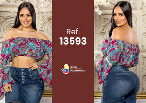 Ref. 015 -13593 Blusa Moda Campesina - Ropa Colombiana