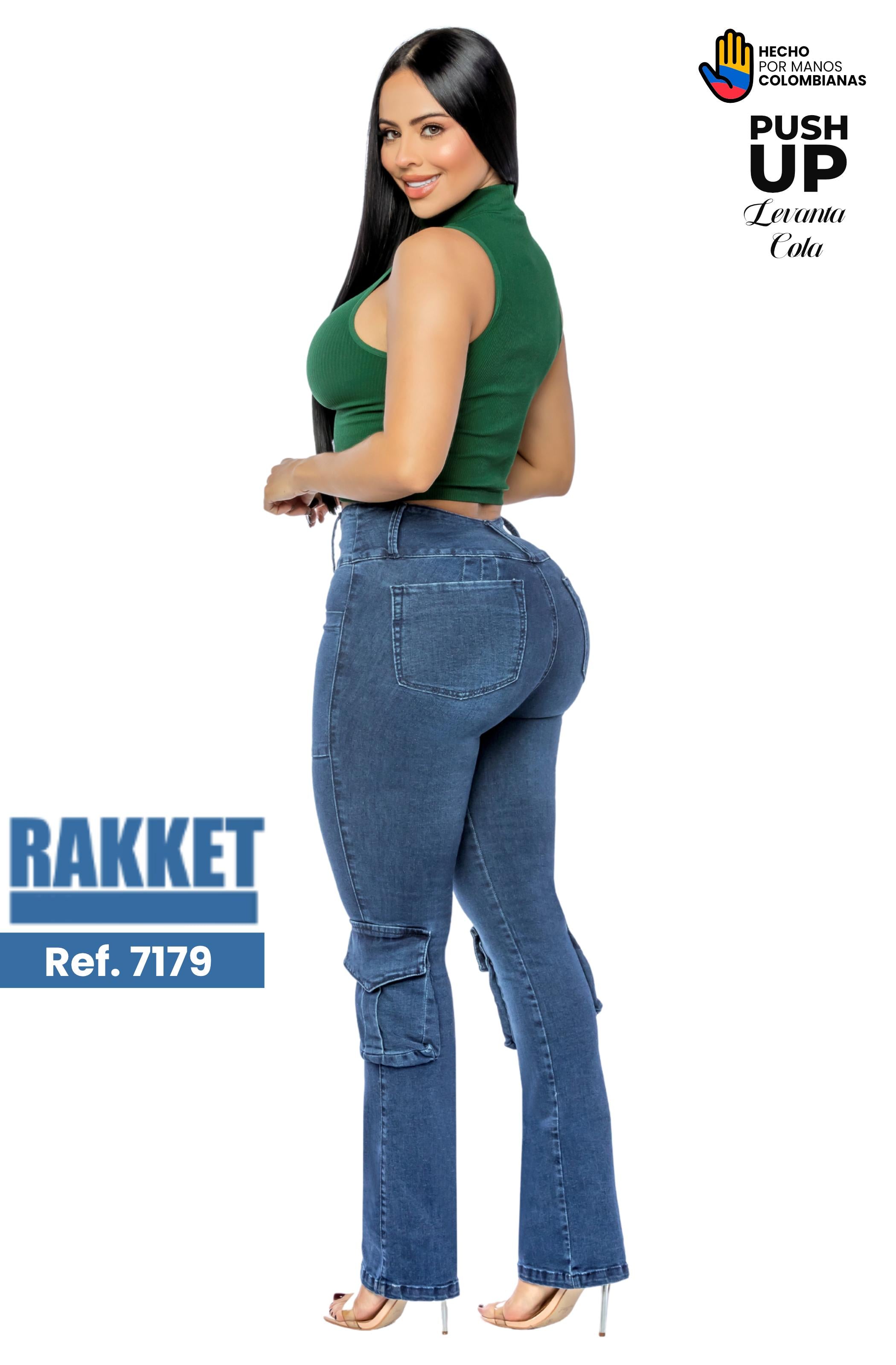 Ref. 006 -7179 Pantalón tipo Cargo Push Up - Ropa Colombiana