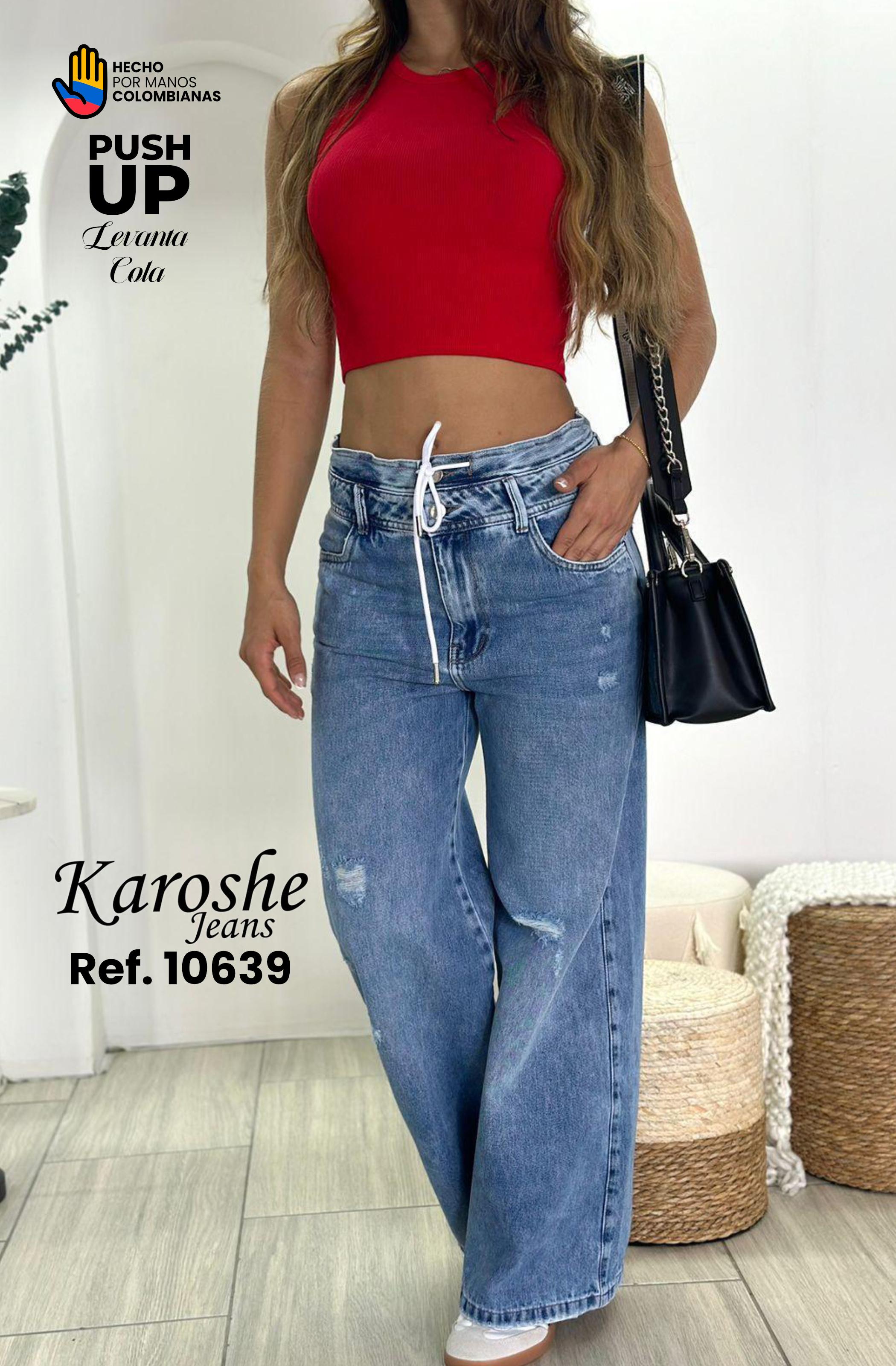 Ref. 120554 -K10639 Jean Colombiano Levantacola Push Up - Ropa Colombiana