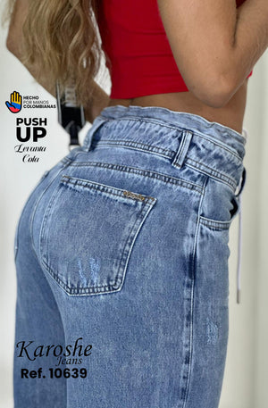 Ref. 120554 -K10639 Jean Colombiano Levantacola Push Up - Ropa Colombiana