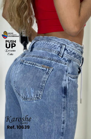 Ref. 120554 -K10639 Jean Colombiano Levantacola Push Up - Ropa Colombiana
