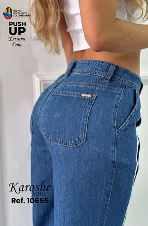 Ref. 120554 -K10655 Jean Colombiano Levantacola Push Up - Ropa Colombiana
