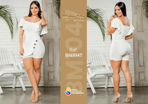 Ref. 082 -BM1047 Enterizo corto Colombiano - Ropa Colombiana