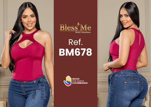 Ref. 082 -BM678 Blusa colombiana - Ropa Colombiana