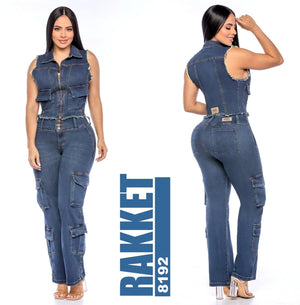 Ref. 006 -8192 Conjunto Largo Push Up con Chaleco - Ropa Colombiana