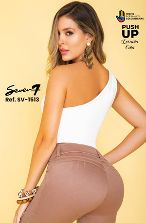 Ref. 053 -SV-1513 Jean Colombiano Push Up sin bolsillos - Ropa Colombiana