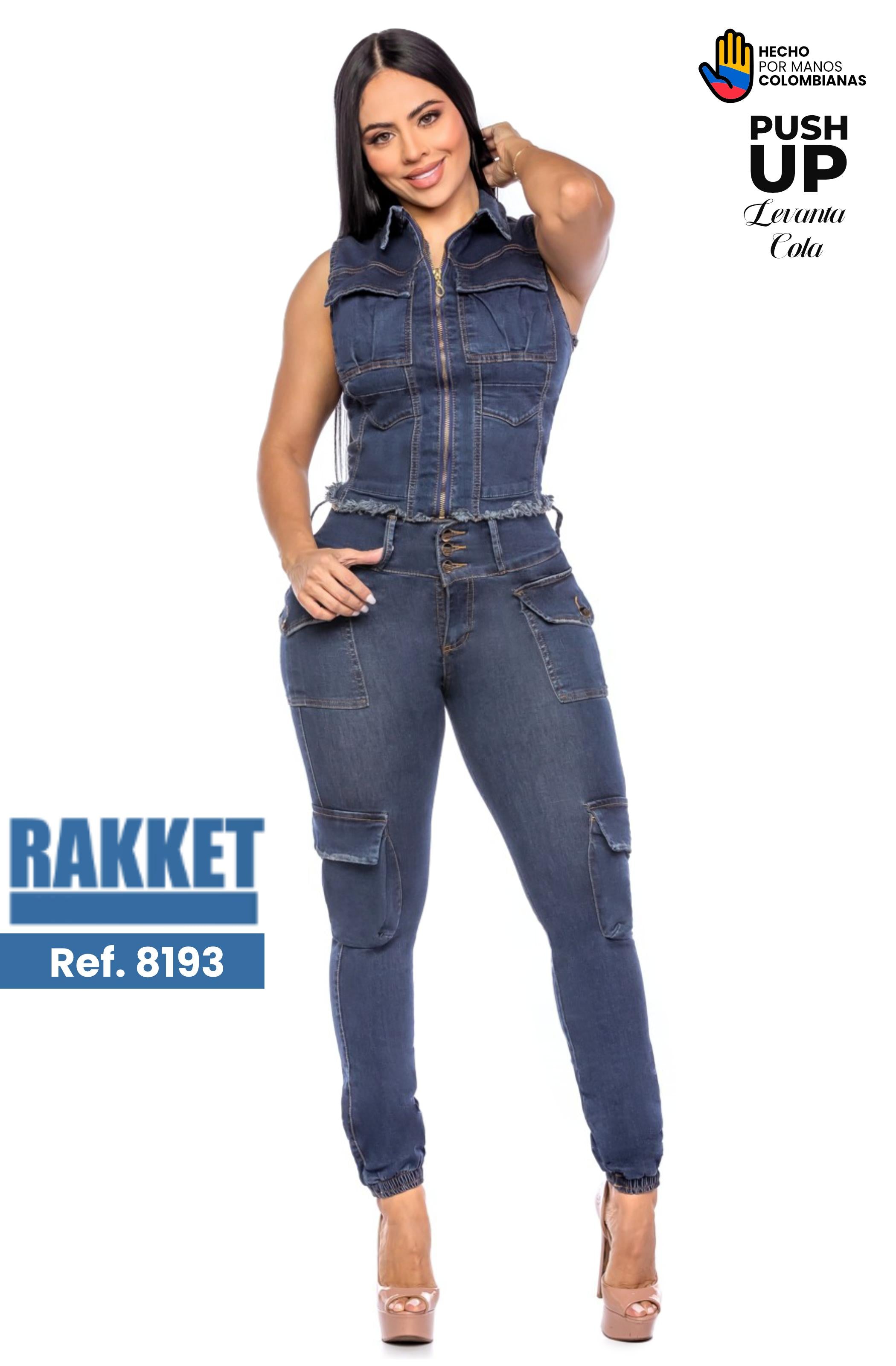 Ref. 006 -8193 Conjunto Largo Push Up con Chaleco