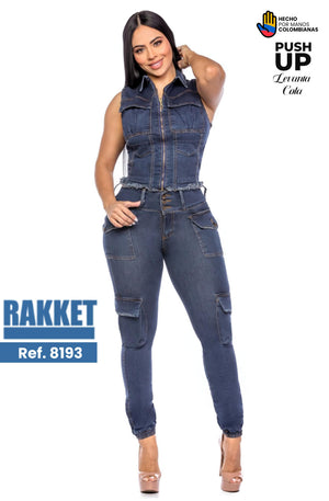 Ref. 006 -8193 Conjunto Largo Push Up con Chaleco - Ropa Colombiana