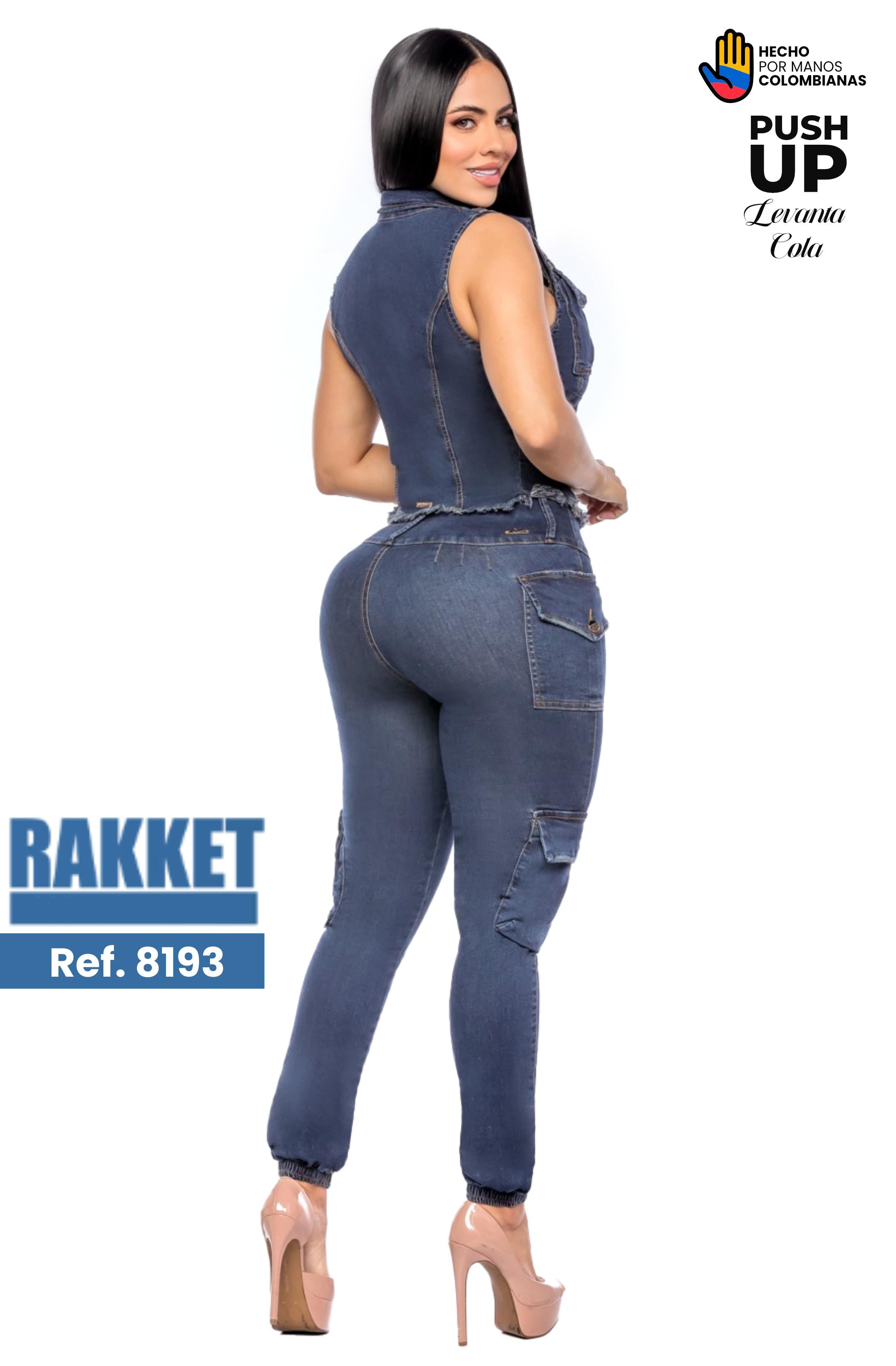 Ref. 006 -8193 Conjunto Largo Push Up con Chaleco