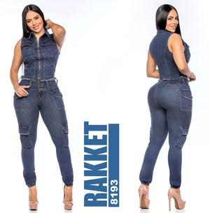 Ref. 006 -8193 Conjunto Largo Push Up con Chaleco - Ropa Colombiana