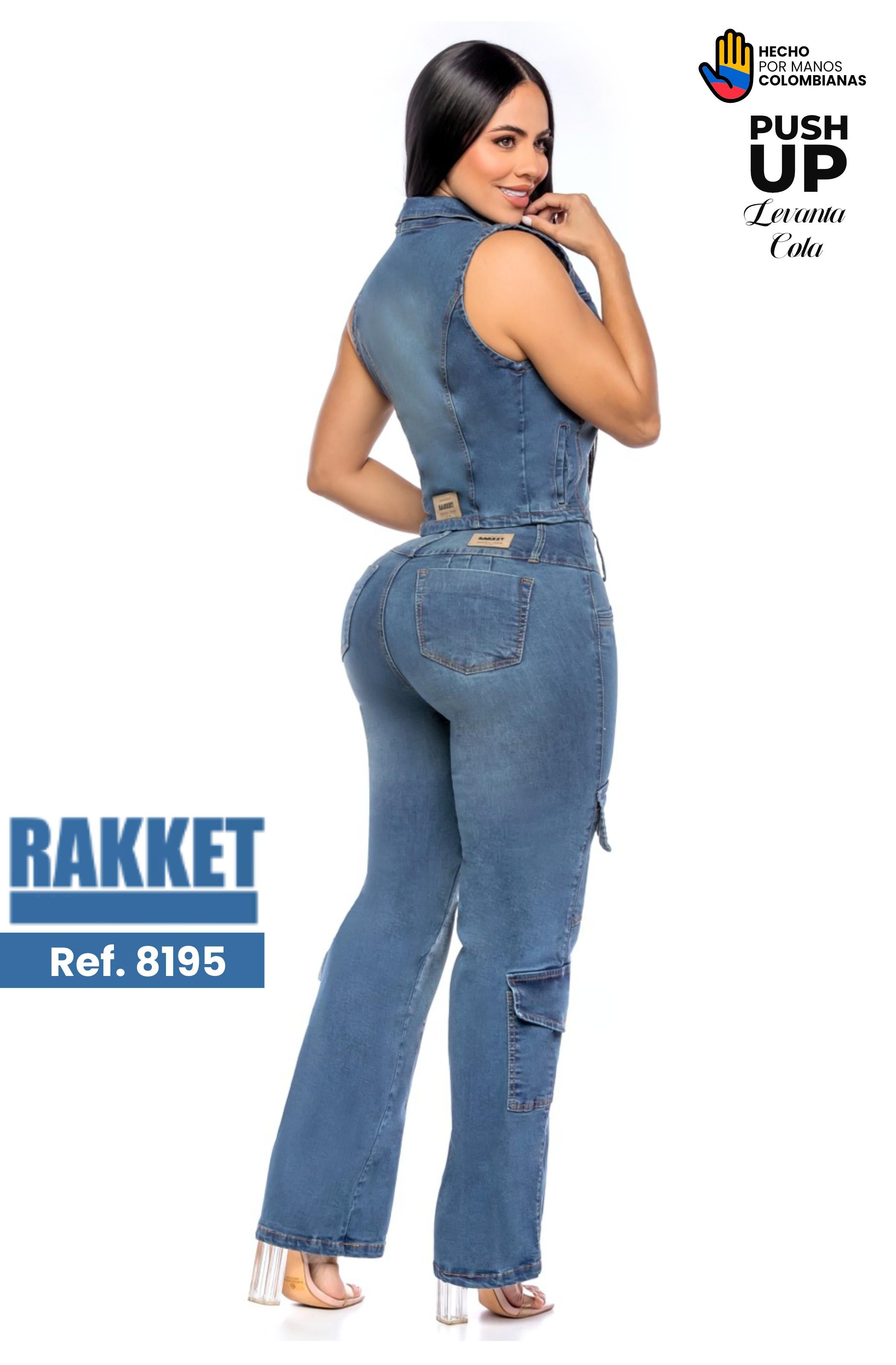 Ref. 006 -8195 Conjunto Largo Push Up con Chaleco