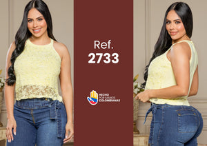 Ref. 015 -2733 Blusa Halter Dama - Ropa Colombiana