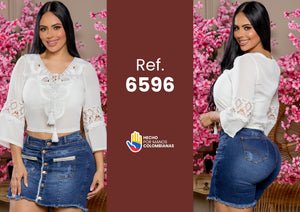 Ref. 015 -6596 Blusa Sexy Dama - Ropa Colombiana