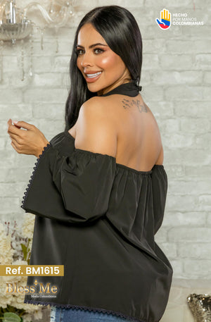 Ref. 058 -BM1615 Blusa colombiana - Ropa Colombiana