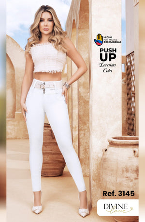 Ref. 8521447 -3145 ALBA Jean Colombiano Push Up sin bolsillos - Ropa Colombiana