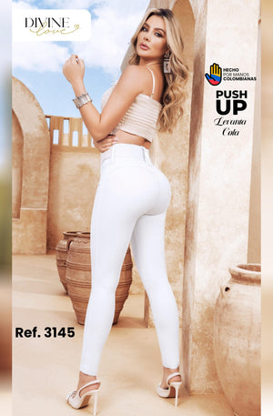 Ref. 8521447 -3145 ALBA Jean Colombiano Push Up sin bolsillos - Ropa Colombiana