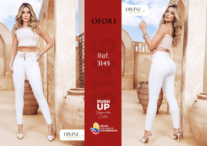 Ref. 8521447 -3145 ALBA Jean Colombiano Push Up sin bolsillos - Ropa Colombiana