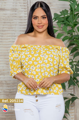 Ref. 068 -205234 Blusa Manga Larga para Dama - Ropa Colombiana