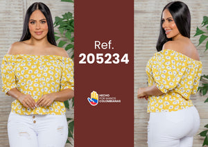 Ref. 068 -205234 Blusa Manga Larga para Dama - Ropa Colombiana