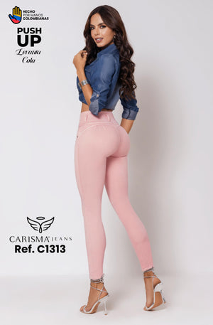 Ref. 070 -C1313 Jeans sin Bolsillos Levantacola Push Up - Ropa Colombiana