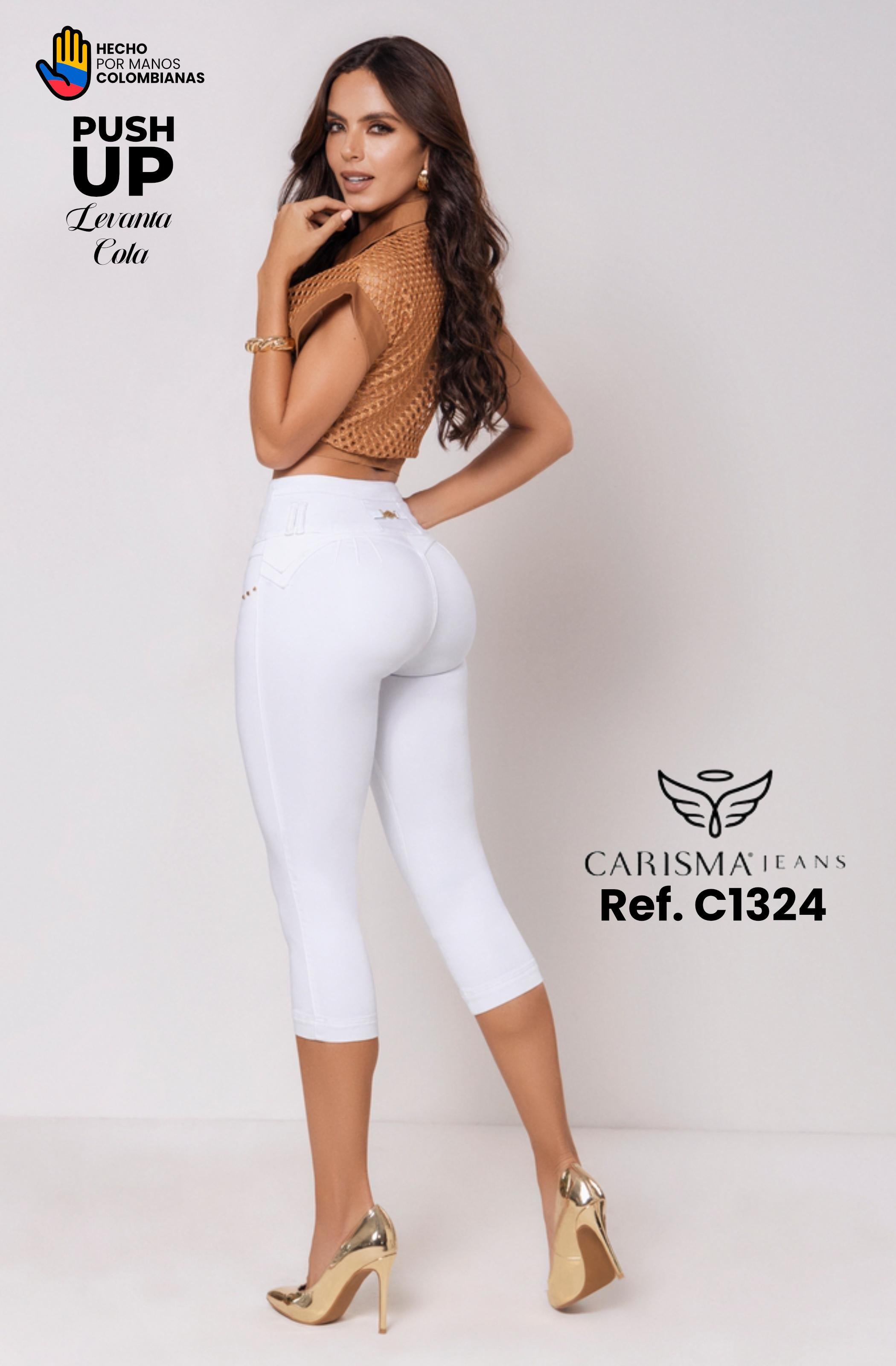 Ref. 070 -C1324 Short Capri Levantacola Push Up - Ropa Colombiana