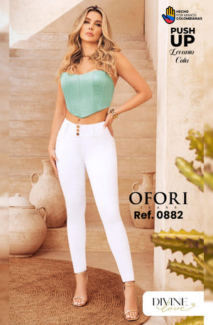 Ref. 8521447 -0882 PARIS Jean Colombiano Push Up sin bolsillos - Ropa Colombiana