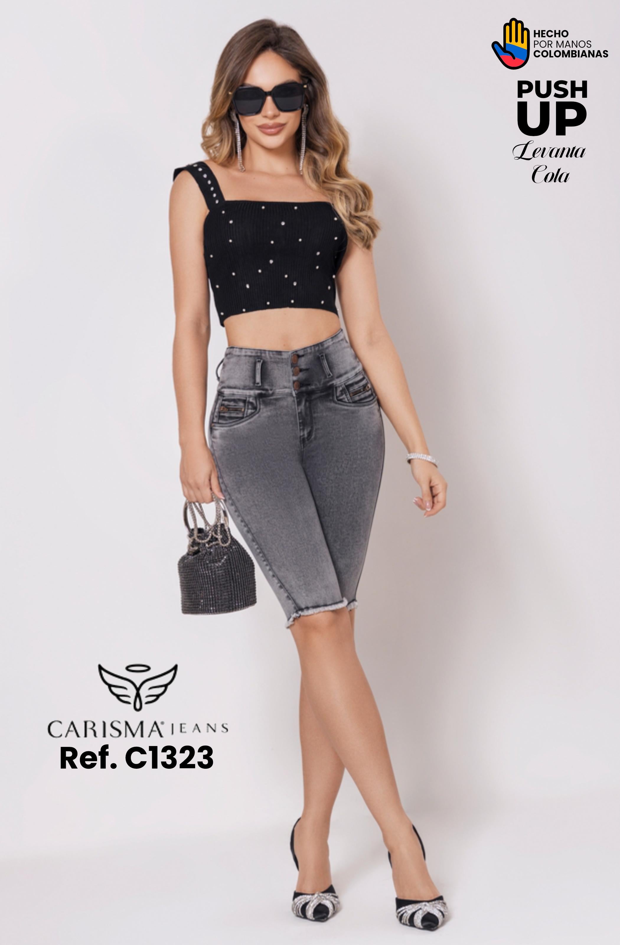 Ref. 070 -C1323 Short Capri Levantacola Push Up - Ropa Colombiana