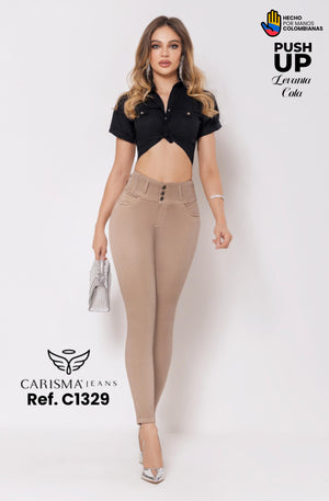 Ref. 070 -C1329 Jean Push Up Levantacola - Ropa Colombiana