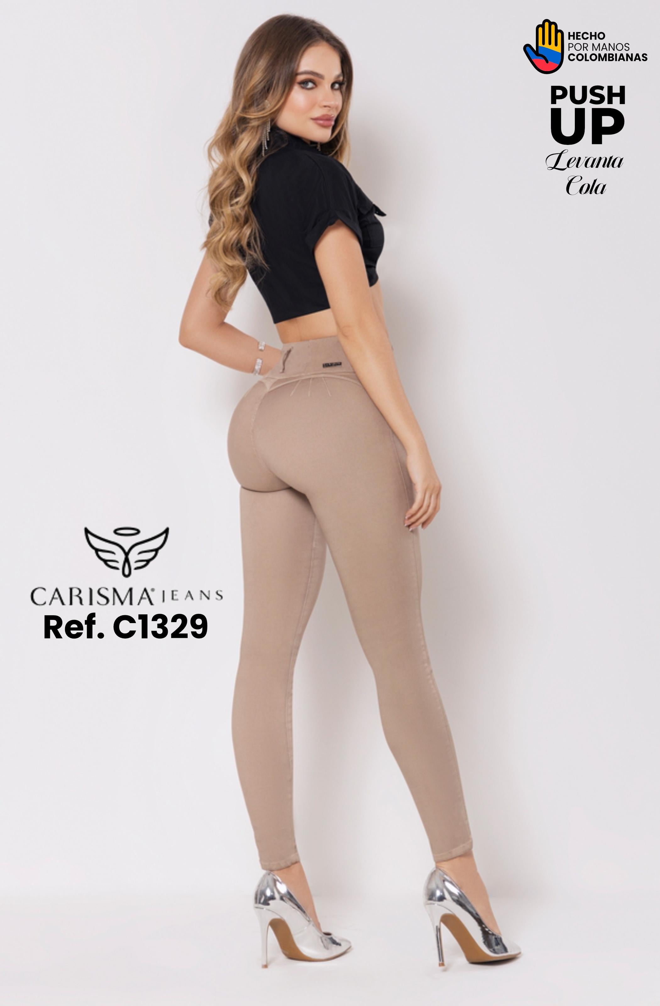 Ref. 070 -C1329 Jean Push Up Levantacola - Ropa Colombiana