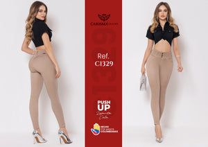 Ref. 070 -C1329 Jean Push Up Levantacola - Ropa Colombiana