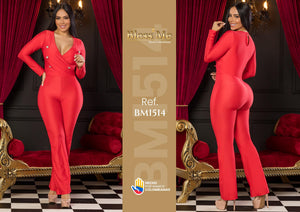 Ref. 058 -BM1514 Enterizo bota ancha boutique - Ropa Colombiana