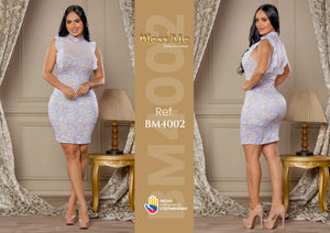 Ref. 058 -BM4002 Vestido Corto - Ropa Colombiana