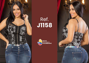 Ref. 016 -J1158 Blusa de Moda Excesso - Ropa Colombiana