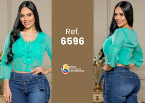 Ref. 015 -6596 Blusa Sexy Dama - Ropa Colombiana
