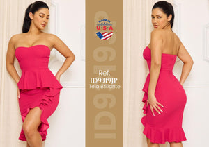 Ref. 003 -ID9319JP Vestido de Fiesta Corto - Ropa Colombiana