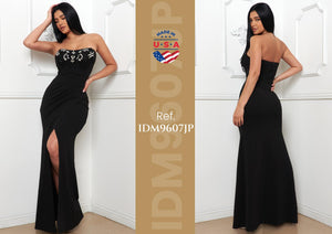 Ref. 003 -IDM9607JP Vestido de Fiesta Largo - Ropa Colombiana