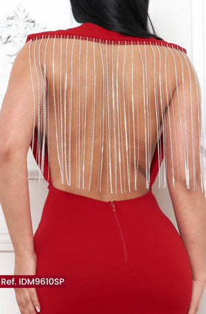 Ref. 003 -IDM9610SP Vestido de Fiesta Largo - Ropa Colombiana