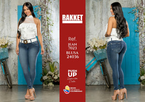 Ref. 006 -7023 Jean levantacola - Ropa Colombiana