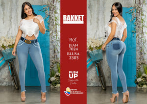 Ref. 006 -7024 Jean levantacola - Ropa Colombiana