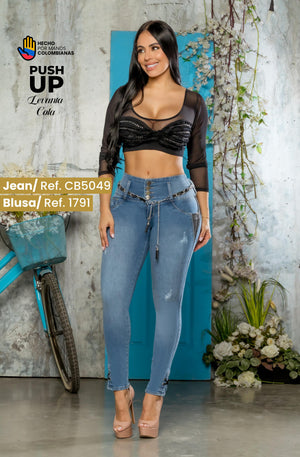 Ref. 041 -CB5049 Jean Levanta cola de moda - Ropa Colombiana