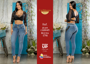 Ref. 041 -CB5049 Jean Levanta cola de moda - Ropa Colombiana