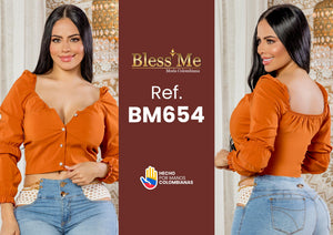 Ref. 071 -BM654 Blusa Colombiana Bless Me - Ropa Colombiana