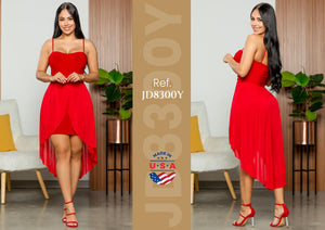 Ref. 003 -JD8300Y Vestido De Fiesta Americano Con Estilo Fantástico de Moda - Ropa Colombiana